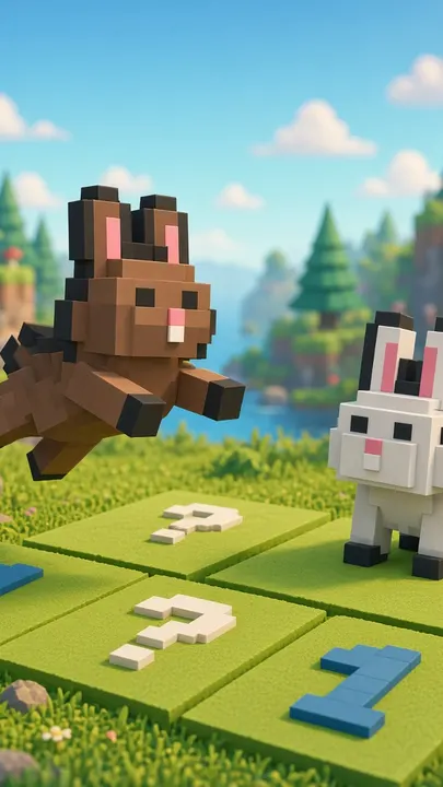 Episode 2: the two rabbits on a board of numbered tiles